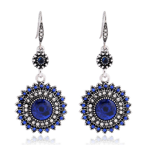 Wholesale Vintage Bohemian Sunflower Alloy Earrings
