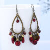 Wholesale Vintage Beaded Tassel Alloy Earrings