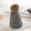 Wholesale Thickened Knitted Hats, Wool Balls, and Wool Hats