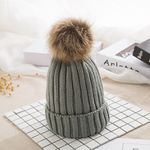 Wholesale Thickened Knitted Hats, Wool Balls, and Wool Hats