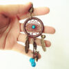 Wholesale Dreamcatcher Feather and Other Mixed Materials Keychains