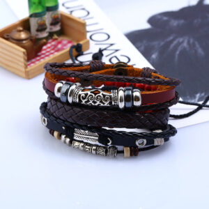 4687267298_2118088041 Wholesale Vintage Beaded Leather Bracelet