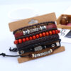 4687273204_2118088041 Wholesale Vintage Beaded Leather Bracelet