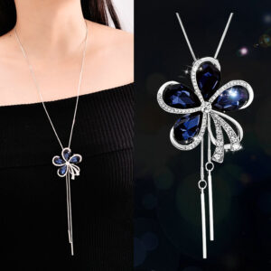 25# blue five-petal flower