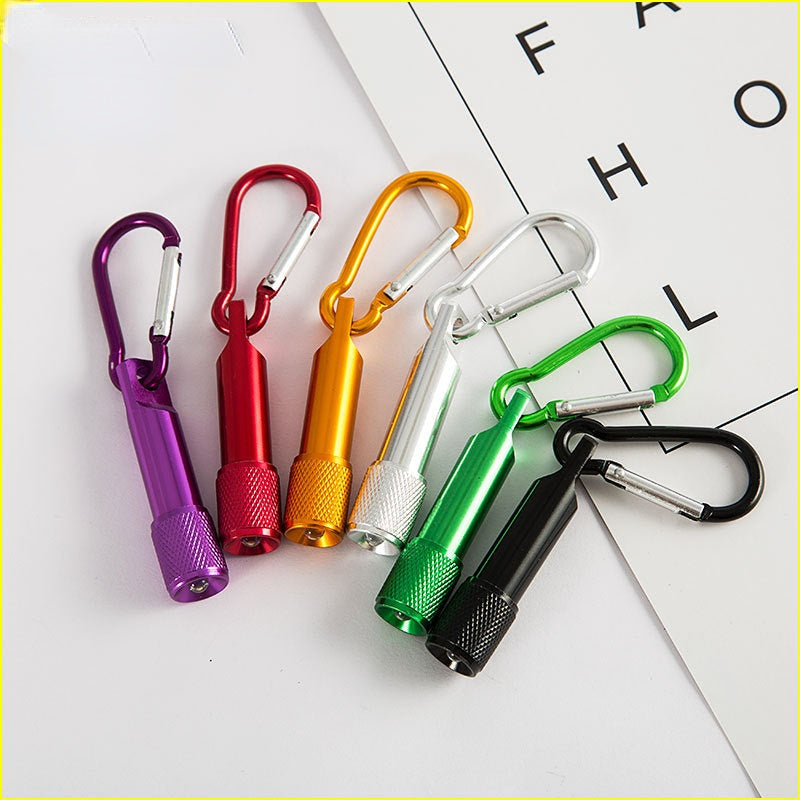 Wholesale LED Glare Small Flashlight Zinc Alloy Key Chain