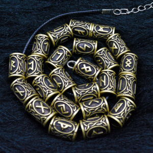 Wholesale Viking Rune Metal Beads