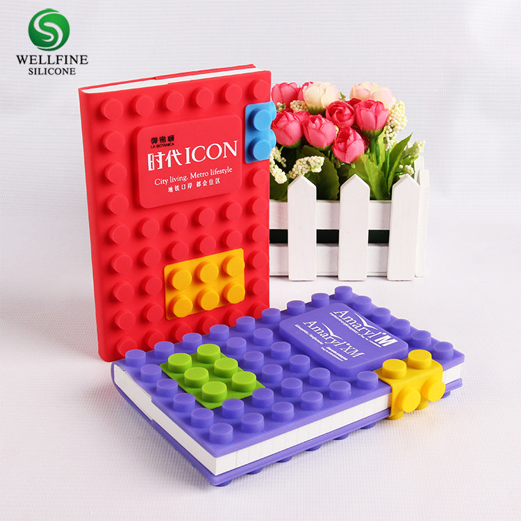 Wholesale Silicone Building Blocks Notebook