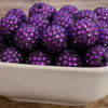 48abdf093d95f0ab8cc7bb7a3386dc9c Wholesale 20MM Resin Plated Deep Purple Diamond Balls