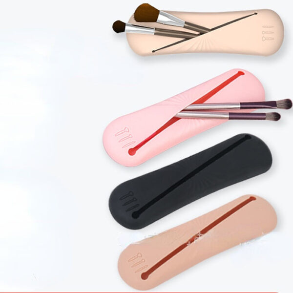 Wholesale Silicone Cosmetic Brush Storage Bag Storage Box