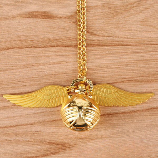 Wholesale Snitch Ball Big Wings Retro Quartz Alloy Pocket Watch