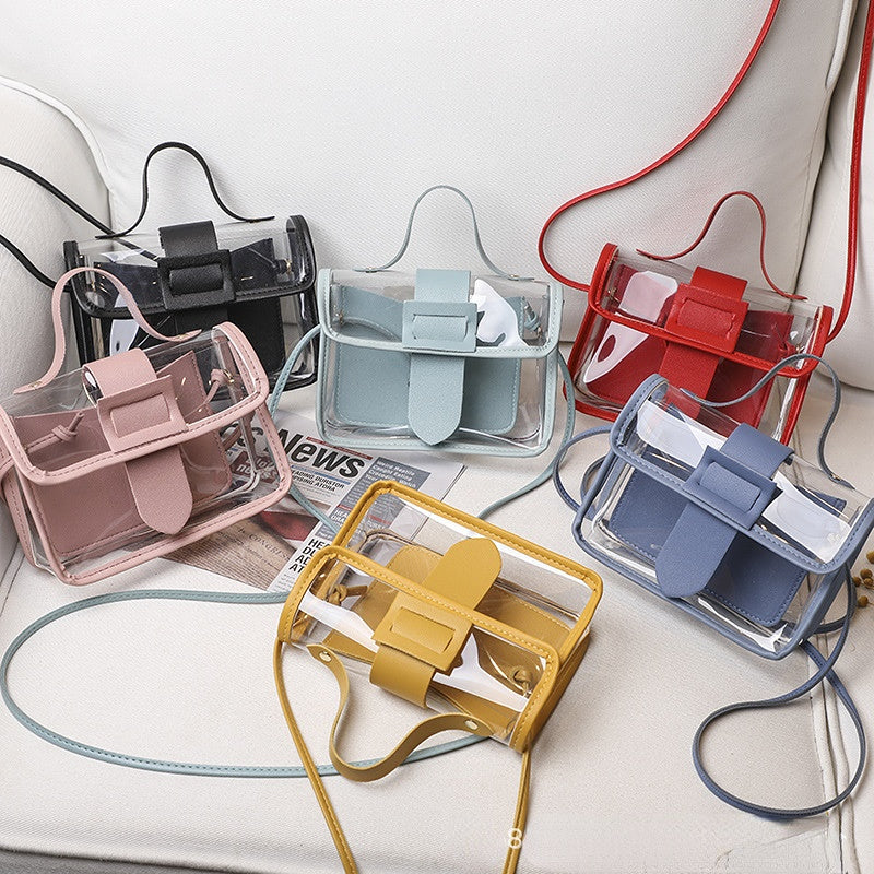 Wholesale PU Transparent Jelly Bag