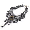 5087601621_646538366 Wholesale Alloy Black Lace Necklace