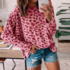 50d0776895bde42d02ca56263abcf3a3 Wholesale 2023 Autumn New Casual Round Neck Leopard Print Sweatshirt Women's Loose Long Sleeve Pullover