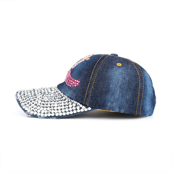 5153741618_2040267171 Wholesale Denim Dot Diamond Baseball Cap