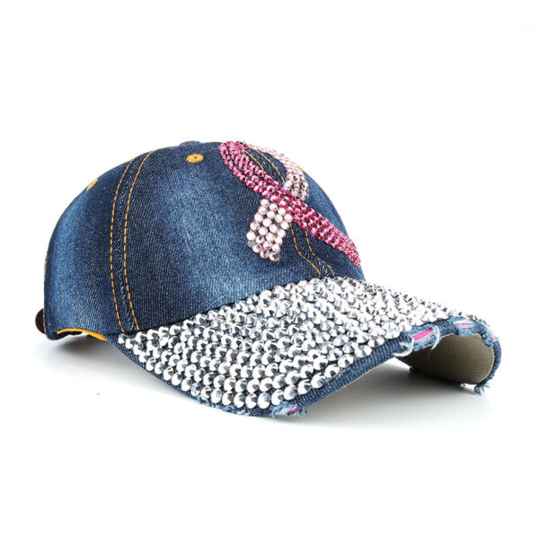 5156568966_2040267171-1 Wholesale Denim Dot Diamond Baseball Cap