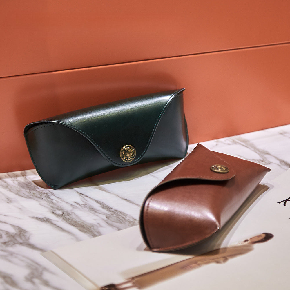 Wholesale Whole PU Soft Bag Leather Glasses Storage Box