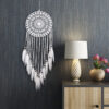 Wholesale Fleece White Feather Dream Catcher