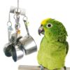 Wholesale Acrylic Stainless Steel Parrot Chewing Toys