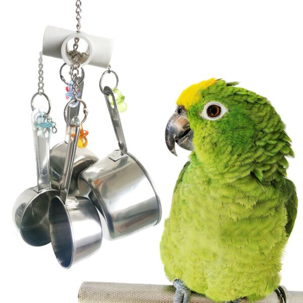 Wholesale Acrylic Stainless Steel Parrot Chewing Toys