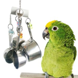 Wholesale Acrylic Stainless Steel Parrot Chewing Toys