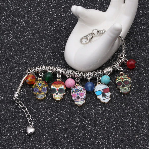 Wholesale Lobster Buckle Skull Ghost Head Bracelet