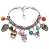 Wholesale Lobster Buckle Skull Ghost Head Bracelet
