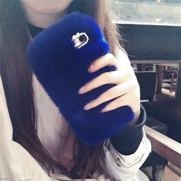 5573891175_289730403 Wholesale Rhinestone Plush Phone Cases