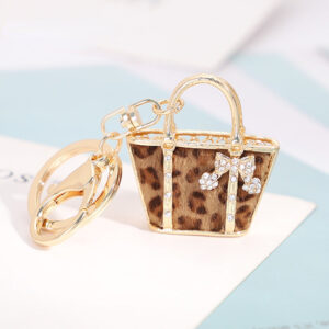 568ade875f1e20e34c064ee3887a9b6a Wholesale Metal Leopard Small Bag Shape Keychain