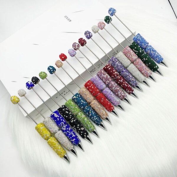 56a1ecc1074eb999e5adbb77faaeecb2 Wholesale DIY Heavy-duty Full Diamond Handmade Diamond AB Color Diamond Ballpoint Pen