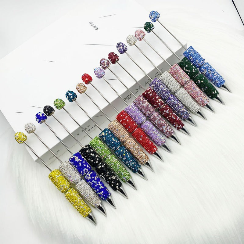 Wholesale DIY Heavy-duty Full Diamond Handmade Diamond AB Color Diamond Ballint Pen