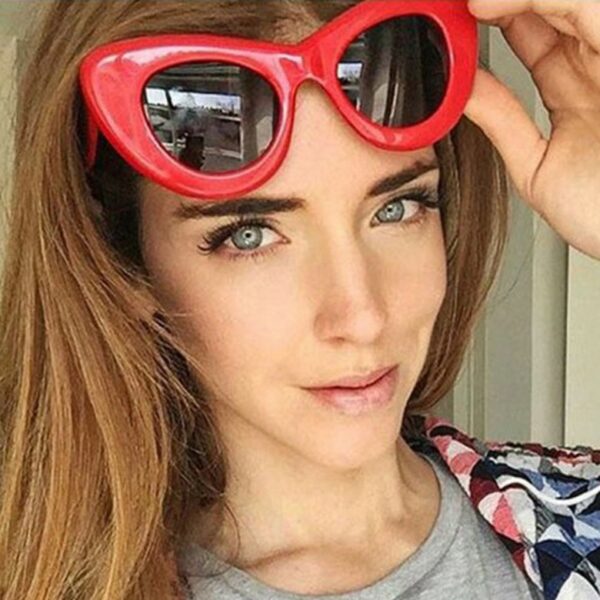 5860853688_334259297 Wholesale Large Frame Butterfly Colorful PC Sunglasses