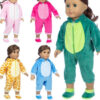 5a864131f1f0f321f63b714b7509df0a Wholesale of 18 Inch American Girl Cartoon Animal Jumpsuit Dolls Cloth Clothes
