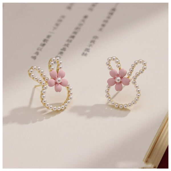 Wholesale Easter Bunny Cartoon Cute Alloy Earrings
