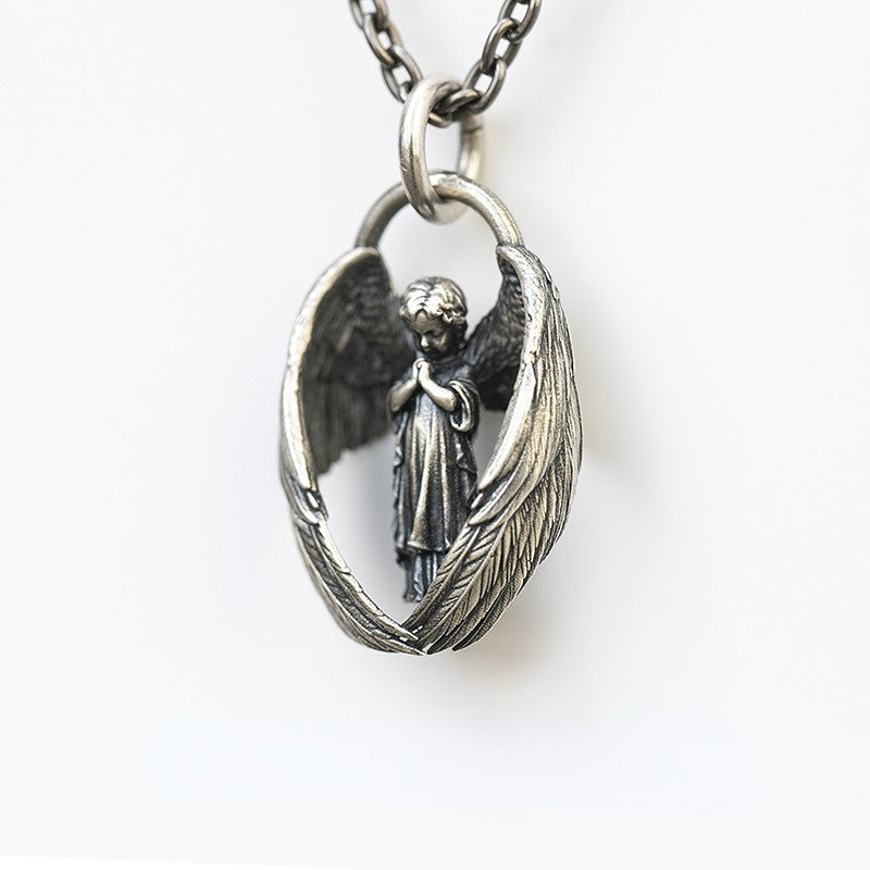 Wholesale Angel Wings Alloy Necklaces