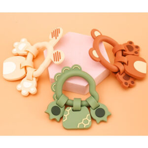 Wholesale Baby Bracelet Silicone Teething Stick Bear Rabbit Teether