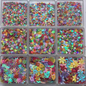 5e65c33514b05929081c3be0fa635028 Wholesale 35g mixed color five-star peach heart leaves, maple leaves, flower glitter, slime crystal mud, drip glue, handmade DIY material