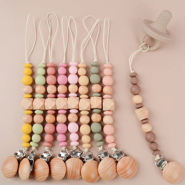 5fee97a485a75eb55ad7eca43e8f51c0 Wholesale Baby Pacifier Anti-drop Chain Silicone Baby Supplies