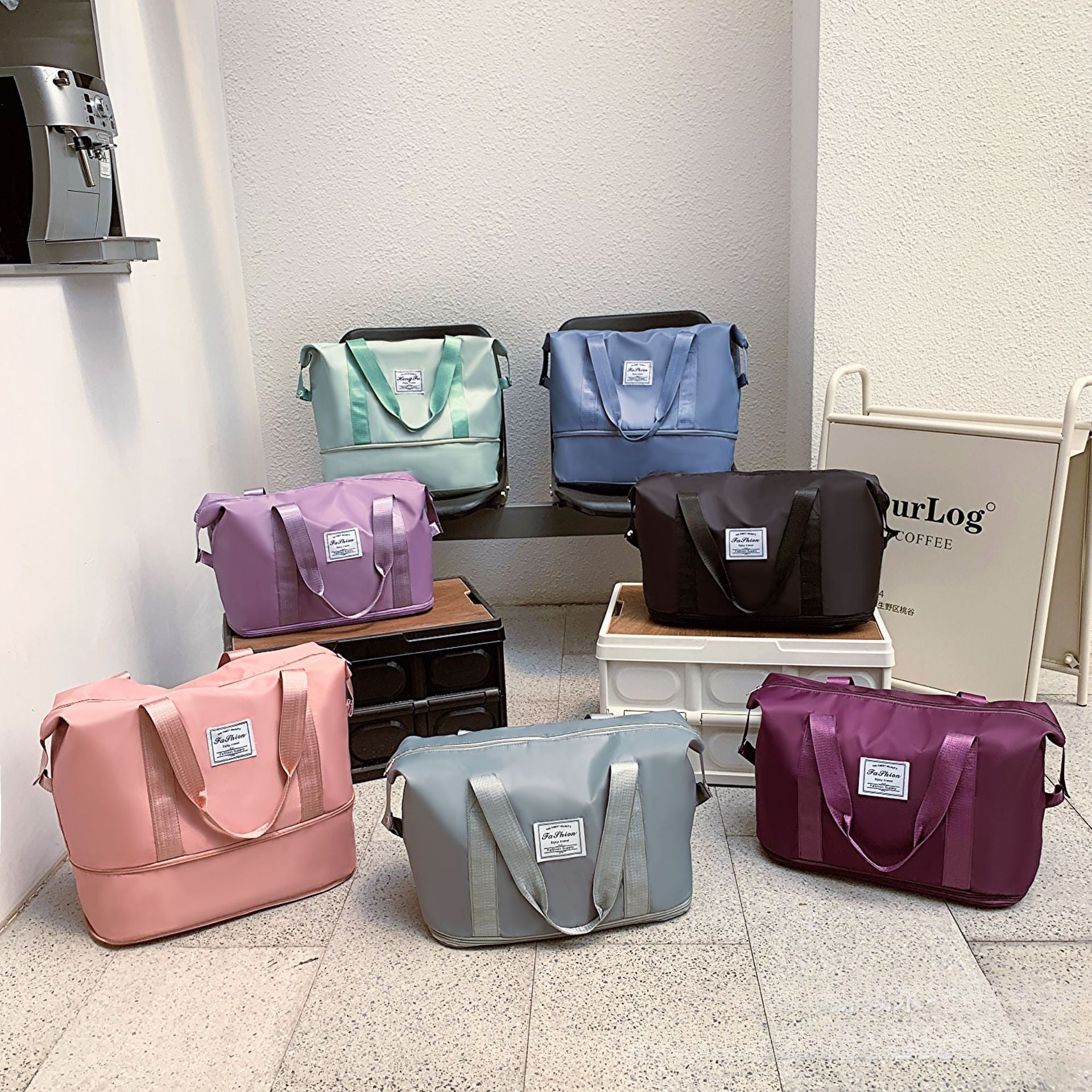 Wholesale Travel Bag Storage, y and Wet Separation Lage Bag, Large Capacity lyester Handbag