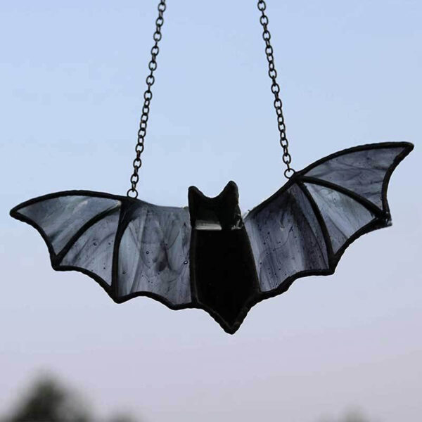 Wholesale Halloween Indoor Colorful Flat Print Acrylic Bat Decoration