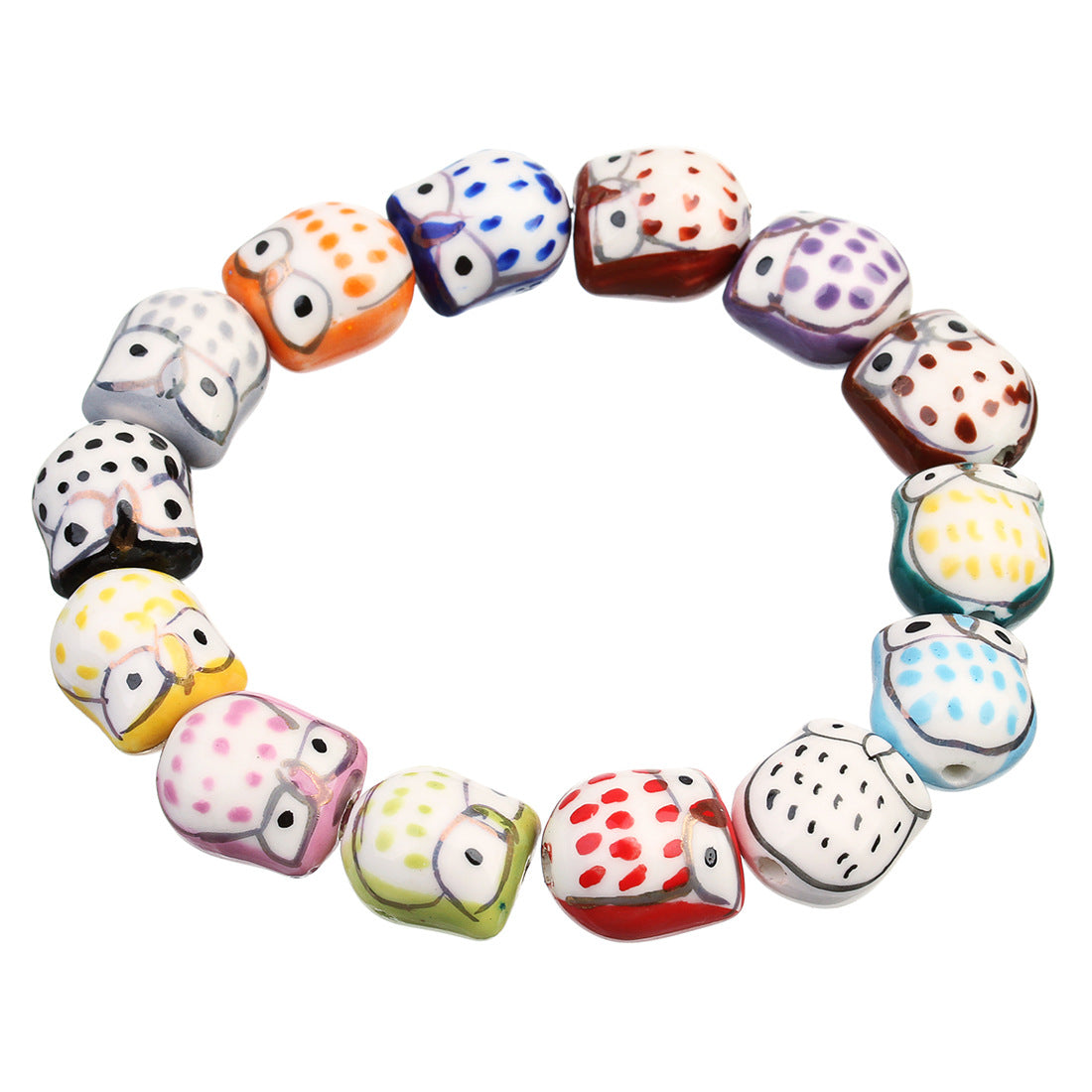 Wholesale Owl Ceramic Beads