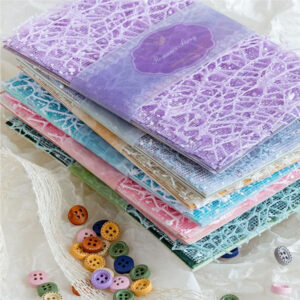 65c9dd3f397f0c505a92fa33bcb9da7c Wholesale Mixed Material Paper Paper Romantic Series Light Retro Lace Notebook DIY Decoration 6 Models