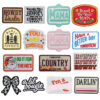 Wholesale Clothing Accessories Embroidery Patches Fabric