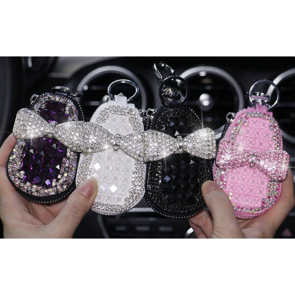 Wholesale Diamond Bow Car Keychain