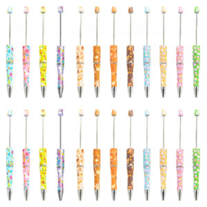 Wholesale Beadable Pens Easter Rabbit Series Plastic Pens DIY for Beaded
