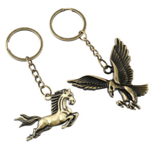 7185911646_66423657 Wholesale Alloy Pony Flying Eagle Keychain