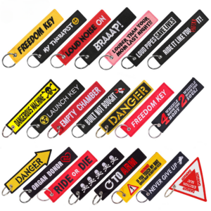 Wholesale Polyester Motorcycle Accessories Personalized Key Chain