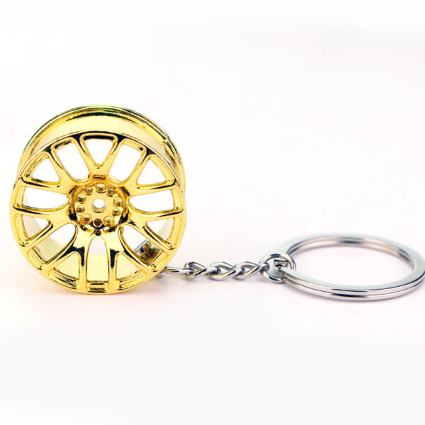 Wholesale Zinc Alloy Car Wheel Keychain