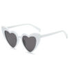 Wholesale PC Heart-shaped Large Frame Women's Sunglasses