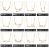 7432980466_2130544268 Wholesale Zircon Twelve Constellations Guardian Necklace Collarbone Chain