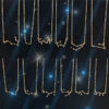 7432983425_2130544268 Wholesale Zircon Twelve Constellations Guardian Necklace Collarbone Chain